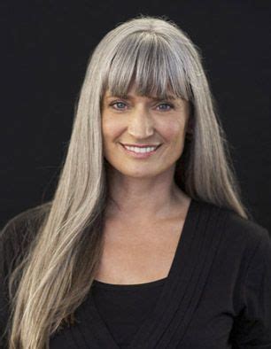 long grey hair with bangs. love it! | Hair Obsession ...