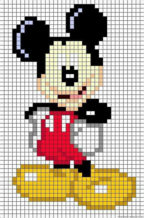 Vous connaissez les perles hama ? Les 79 meilleures images du tableau Broderies Mickey sur ...