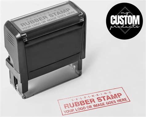 Custom Logo Stamper Marketing Rubber Stamp Business Logo Etsy Australia