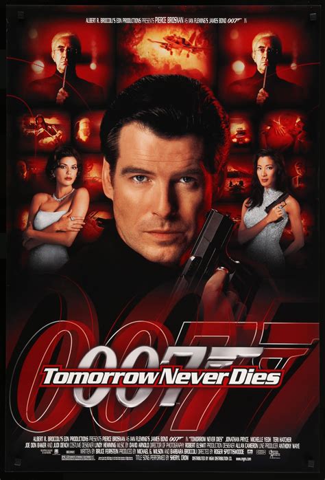 Tomorrow Never Dies 1997 Original One Sheet Movie Poster Original