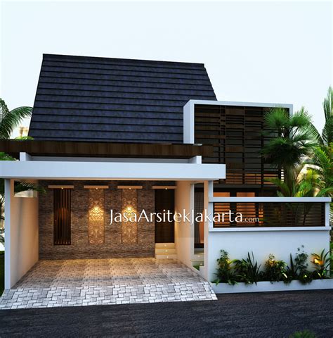 Gambar Desain Rumah Modern Minimalis Lantai Bp Andri Denah Style Di