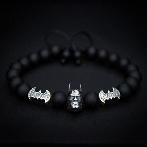 925 Silver Batman Charm Bracelet Bracelets For Men Silver Bracelets