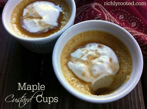 Eating healthy during pregnancy can be easy just check out these nutritious recipes and find out no one can resist a small treat, so for dessert, i often eat two pieces of dark chocolate (my favorite is old. Maple Custard Cups | Custard dessert recipes, Real food recipes, Custard recipes