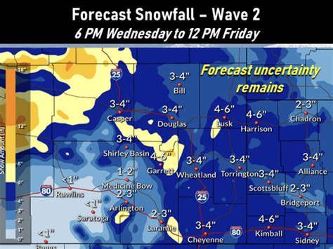 National Weather Services Releases Initial Snowfall Predictions For