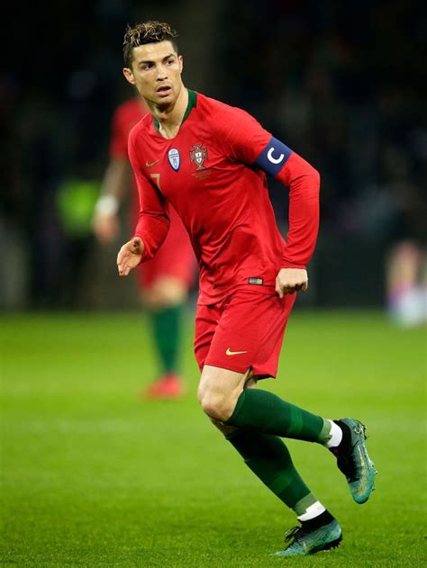 Geneve Switzerland March 26 Cristiano Ronaldo Of Portugal During
