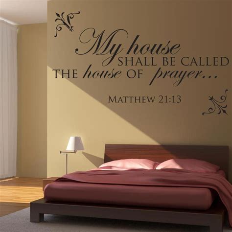 Are there any religious wall decals on amazon? Matthew 21:13 Scripture Wall Decal | Divine Walls # ...
