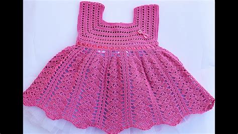 Vestido Niña A Crochet Muy Fácil Y Rápido Youtube