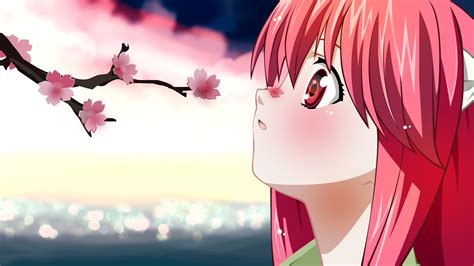 Wallpaper Elfen Lied Anime Girls Cherry Blossom Pink Hair Manga Nyu 1920x1080 Sgtraiz0