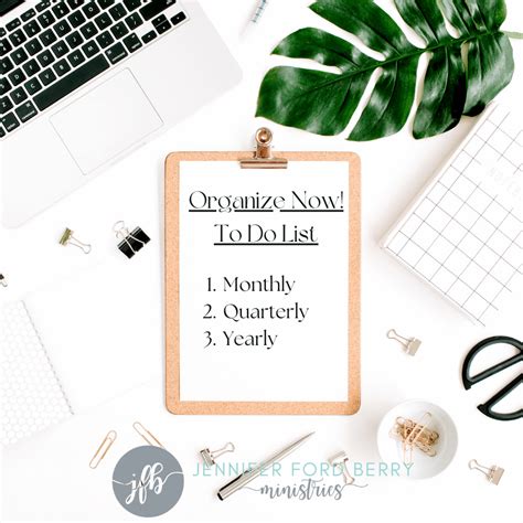 organize now checklist collection jennifer ford berry