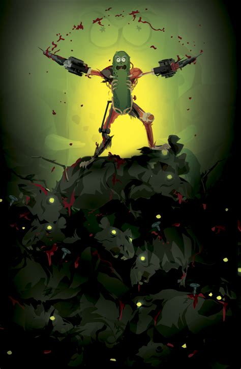 I'm a pickle Morty! PICKLE RICK!! by ChasingArtwork on DeviantArt
