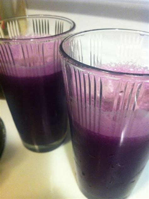cabbage juice recipe recipes purple without handfuls smoothie healthybodynow healthy stalks celery cut apple cucumber peeled waxed seeds juices sweet