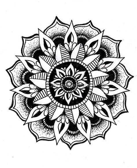 ✓ free for commercial use ✓ high quality images. "Flower Mandala" by CatherineMonk | Redbubble