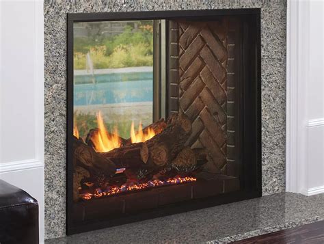 Fortress 36 Indooroutdoor See Through Gas Fireplace Majestic Odfortg 36