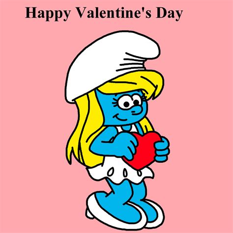 Happy Valentines Day From Smurfette By Ultra Shounen Kai Z On Deviantart