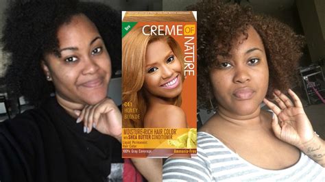 No more drips running down your face or the back of your neck during the coloring process. Creme Of Nature Honey Blonde | Ki Likhi - YouTube