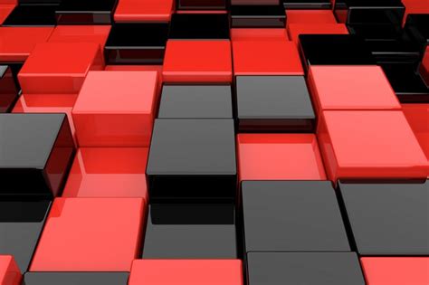 Red Cubes Photo Free Download