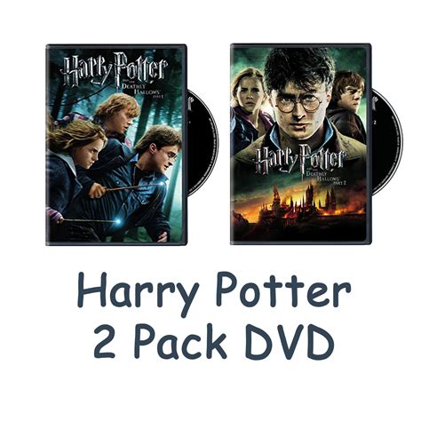 Harry Potter Double Feature The Deathly Hallows Part 1 And 2 On Dvd New