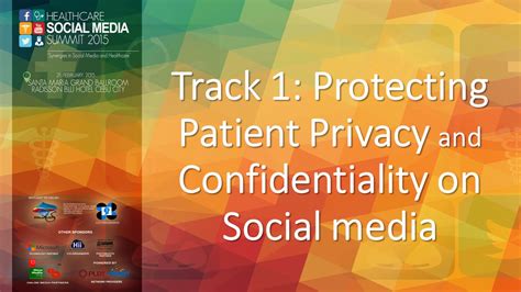 Track 1 Protecting Patient Privacy And Confidentiality On Social Media