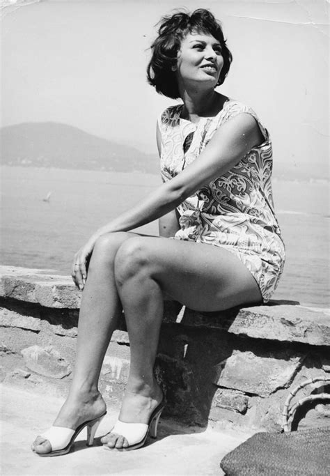 Unknown Sophia Loren By The Shore Fine Art Print Photograph For