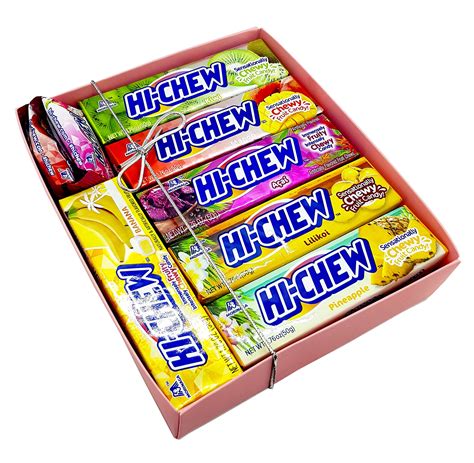 Hi Chew Stick Tropical Collection Chewy Fruit Candy By Morinaga 7 Asso