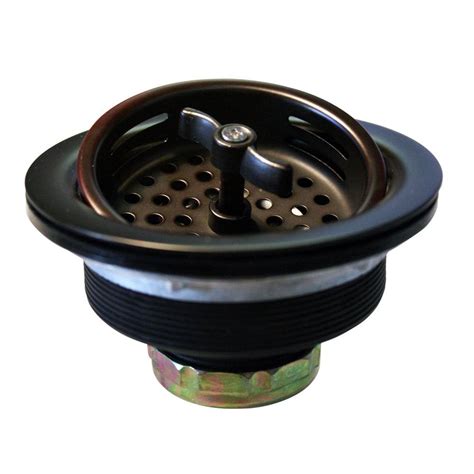 Even though it's just a metal grate fit over a drain hole, there are differences in to satisfy this need of yours, kitchen sink strainers are available with an antique copper, antique brass, mahogany, chrome, mahogany bronze, pewter, oil. Westbrass 3-1/2 in. Wing Nut Basket Strainer in Oil Rubbed ...