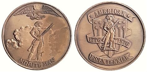 Token - American Bicentennial (Minute Man) - United States – Numista