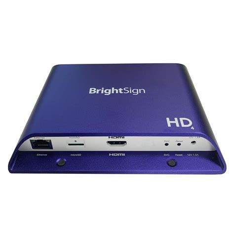 Brightsign Full Hd Standard Io Digital Signage Player Html5 Hd224