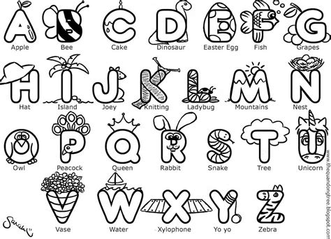 Abc Coloring Pages Abc Coloring Pages Abc Coloring Letter A