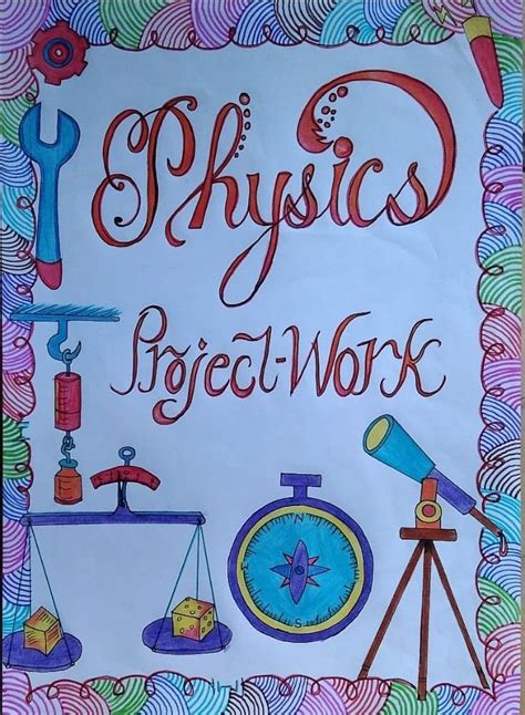 Project Work Drowing Physics Projects Colorful Borders Design