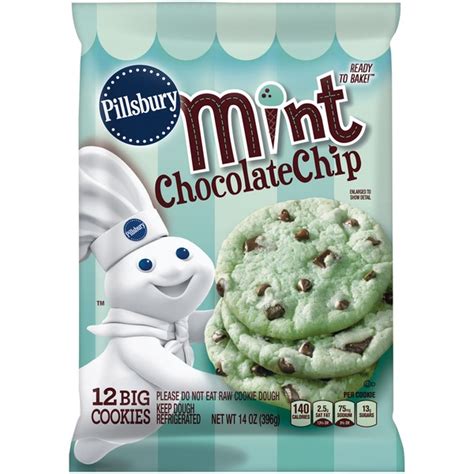 Here are 40 options to choose from. Pillsbury Ready to Bake! Mint Chocolate Chip Cookies (14 oz) from Kroger - Instacart