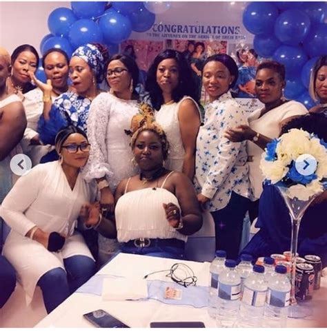 Sharing a throwback picture while still pregnant. Toyin Abraham's Baby Naming Ceremony In Lagos (Photos ...