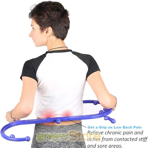 2pcs Trigger Point Self Massage Stick Hook Theracane Body Muscle Relief Original Ebay