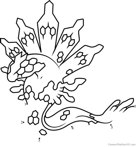 Dot to dot is a fun way to follow your way to solving a mystery! Pokemon Zygarde dot to dot printable worksheet - Connect ...