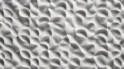 Premium Photo Seamless White Interlaced Rounded Arc Patterned Background