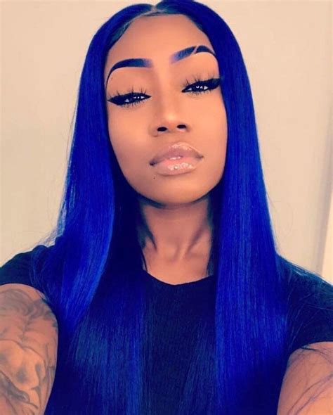 Blue Wigs Lace Frontal Wigs Cheap Human Wigs Pink And Blue Hair Trulit