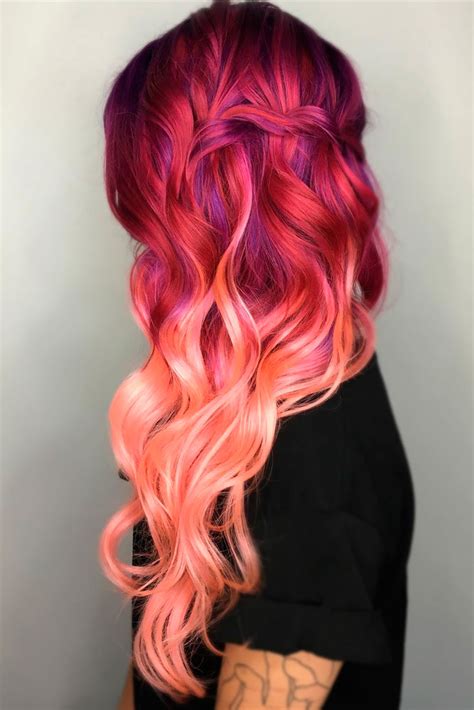 Fun Hairstyles For Long Pink Hair