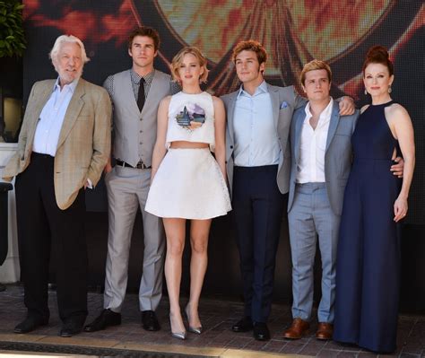 The Cast Of The Hunger Games Mockingjay Part 1 — Donald Sutherland Celebrities At The Cannes
