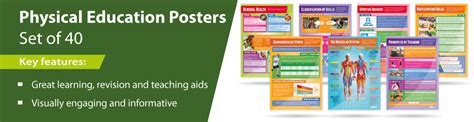 Daydream Education Physical Education Posters Set Of 40