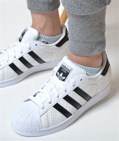 Welcome to the adidas official website. Adidas Originals Superstar Classic Sneakers New, White / Black Snakeskin d70171 | eBay