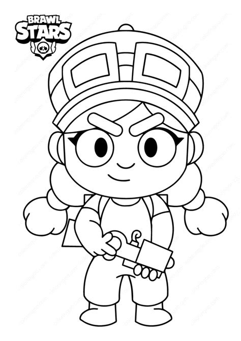 Brawl Stars Logo Coloring Pages