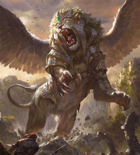 Manticore The Legendry Creature Made Of Human And Animal