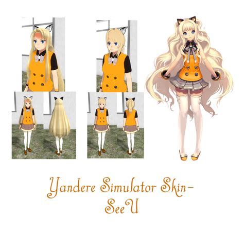 Yandere Simulator Vocaloid Seeu Skin By Imaginaryalchemist On Deviantart