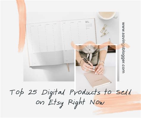 Top 25 Digital Products To Sell On Etsy Right Now Savings Blogger