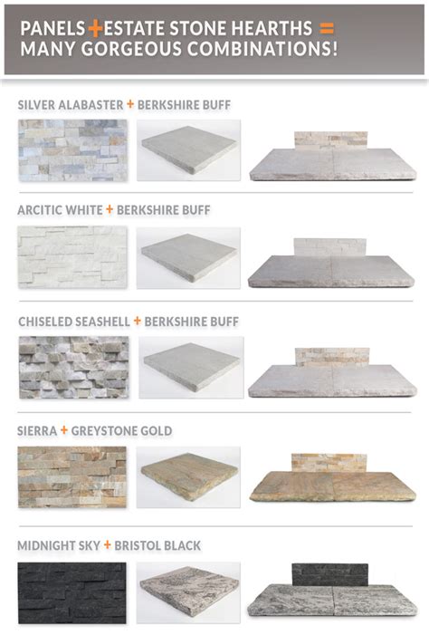 Most popular kitchen designs 2021 tax calculator. Estate Stone Hearths paired with panels - Realstone Systems