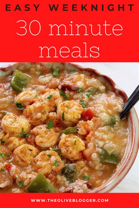Easy 30 Minute Meals - The Olive Blogger in 2020 | 30 ...