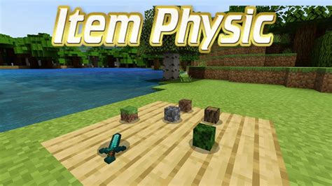Start browsing and find the best minecraft pe texture pack for various device types that best suits your. Minecraft Bedrock Edition (ItemPhysic Mod/Addon) - YouTube