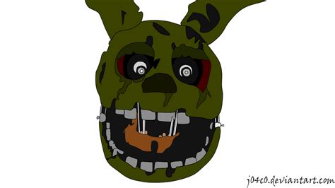 Springtrap Face Five Nights At Freddys 3 By J04c0 On Deviantart