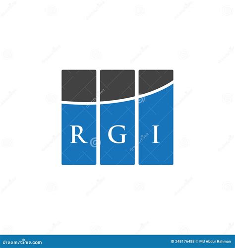 Rgi Letter Logo Design On White Background Rgi Creative Initials