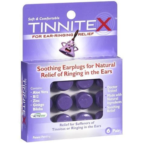 Cirrus Healthcare Tinnitex Soothing Earplugs For Natural Relief Of