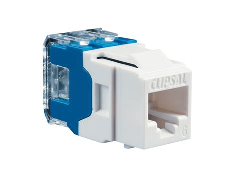 Clipsal - RJ45SMA6 - Modular Socket, Category 6, UTP, RJ45 ...